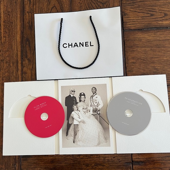 RARE Chanel “Paris Salzburg” green/canvas shopping tote . NWOT Mirror CD DVD - Picture 7 of 16